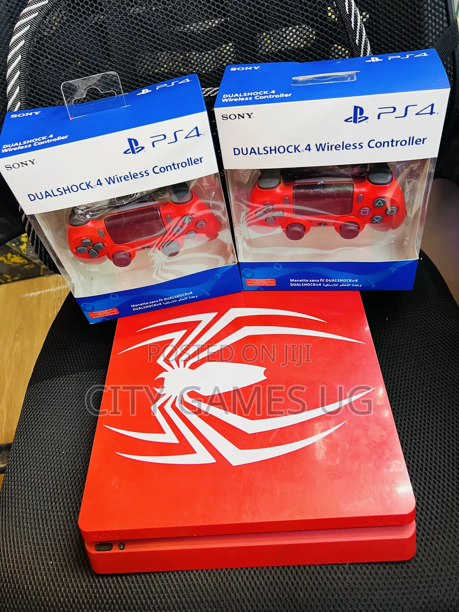 Limited Edition Spider Man PS4 Console -All Red Fullset