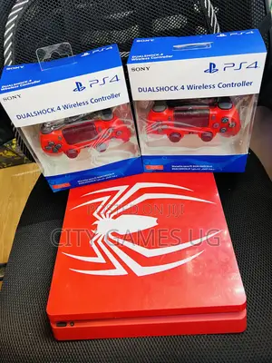 Limited Edition Spider Man PS4 Console -All Red Fullset