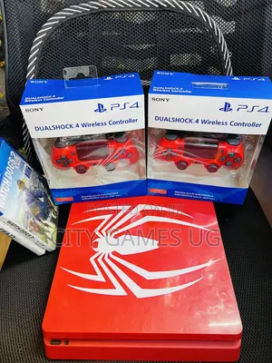 Limited Edition Spider Man PS4 Console -All Red Fullset