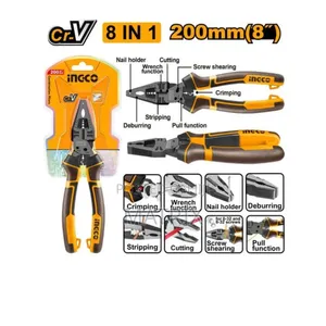 INGCO 8 in 1 Combination Pliers