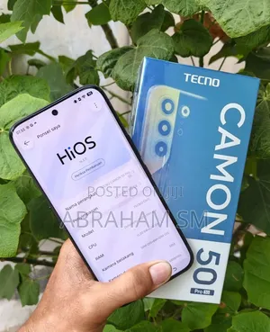 New Tecno Camon 50 Pro 256 GB Black
