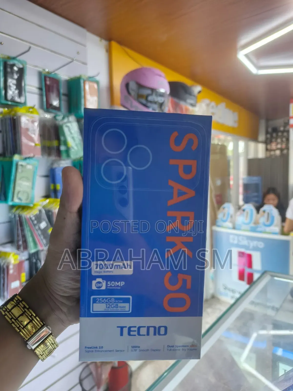 New Tecno Spark 50 128 GB Blue