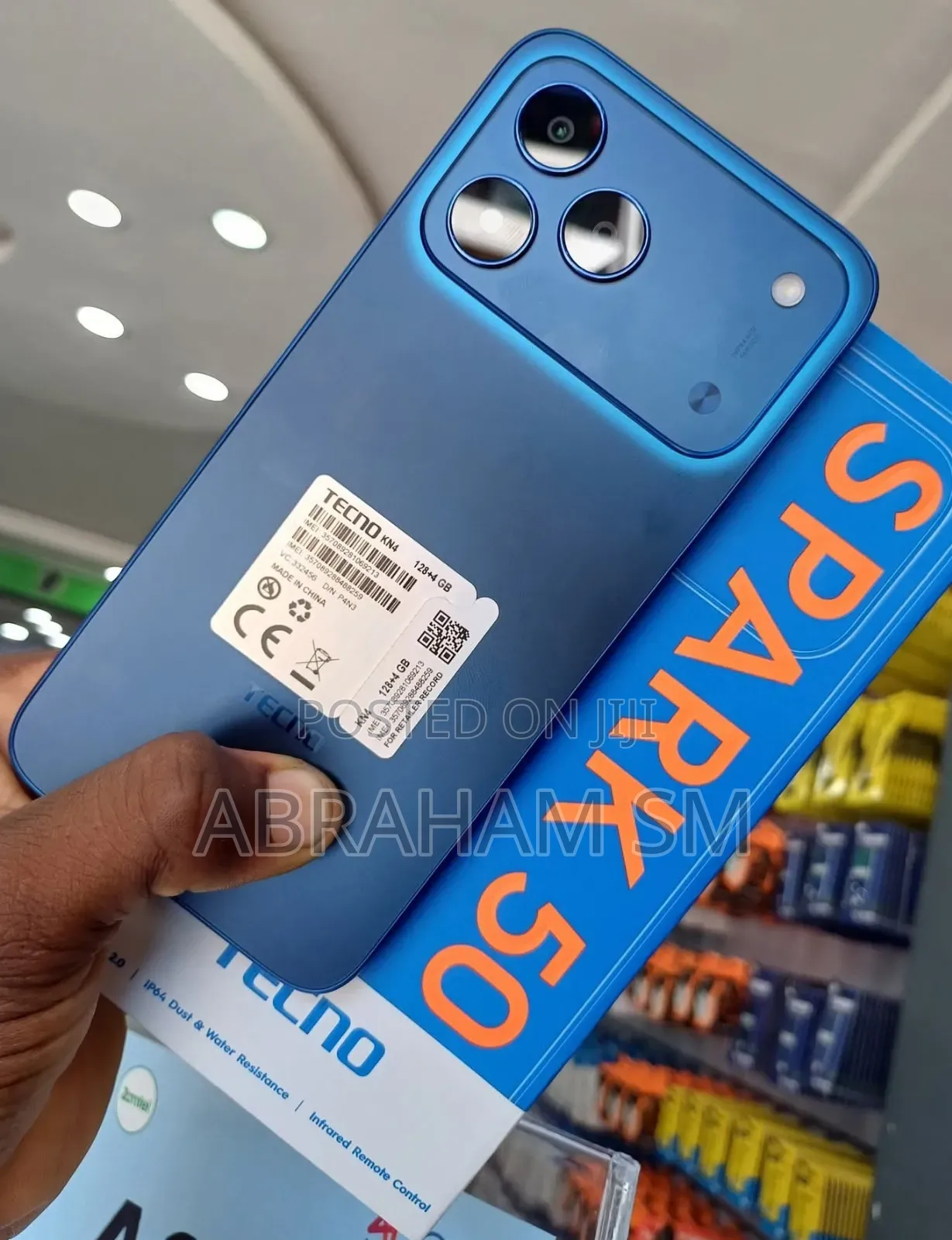 New Tecno Spark 50 128 GB Blue