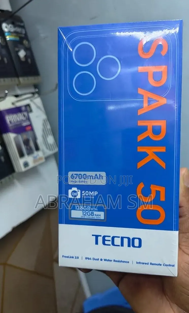 New Tecno Spark 50 128 GB Blue