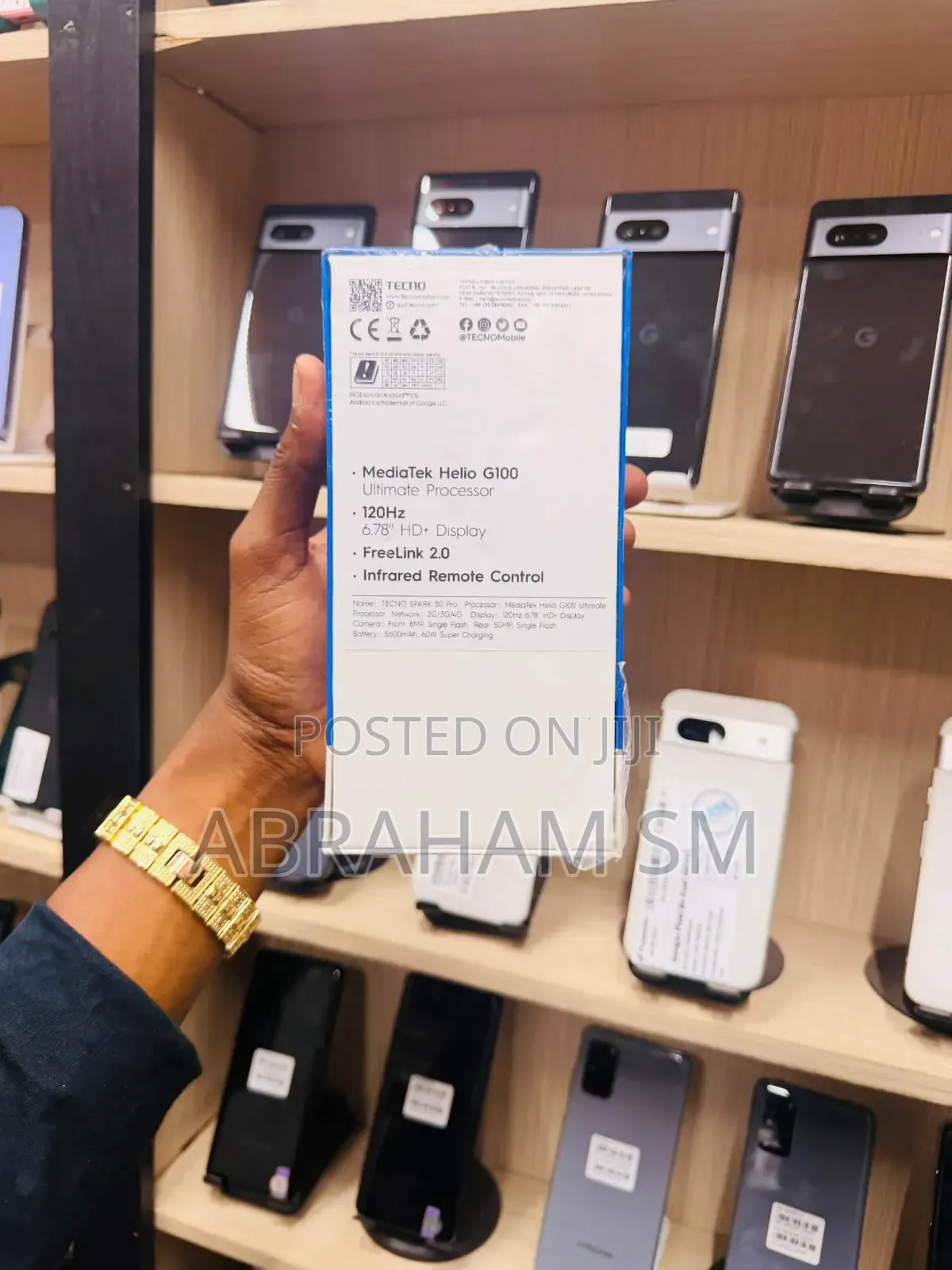 New Tecno Spark 50 Pro 256 GB Black