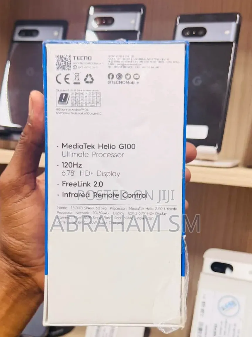 New Tecno Spark 50 Pro 256 GB Black