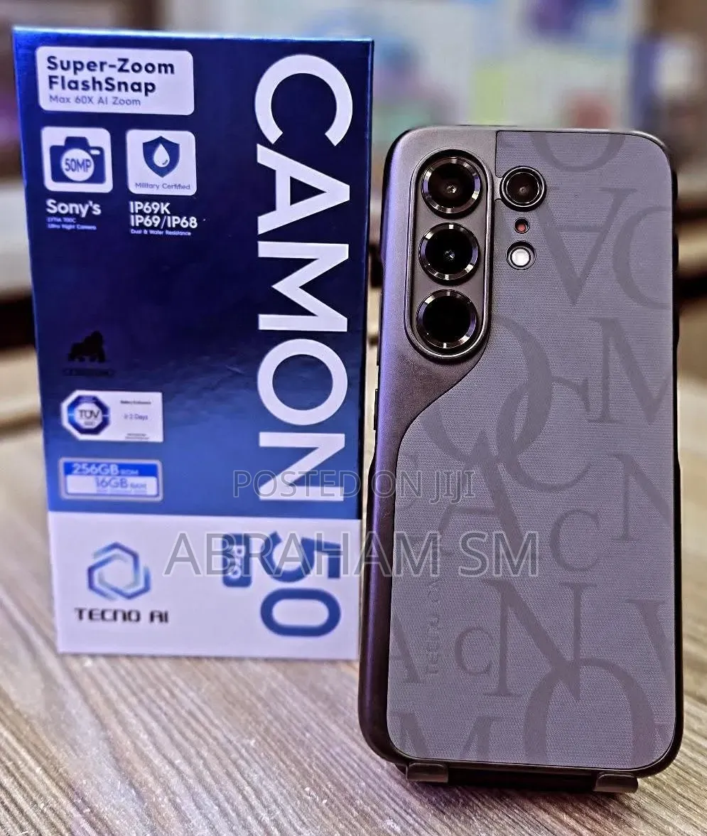 New Tecno Camon 50 Pro 256 GB Black