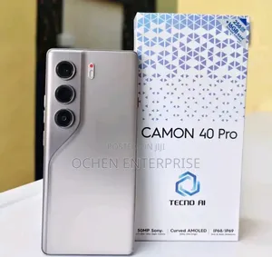 New Tecno Camon 40 Pro 5G 256 GB Silver