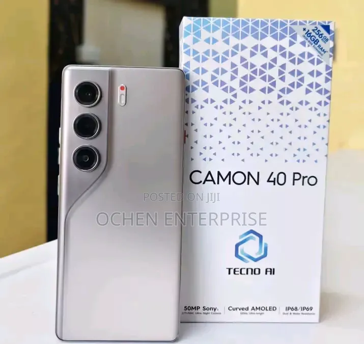 New Tecno Camon 40 Pro 5G 256 GB Silver