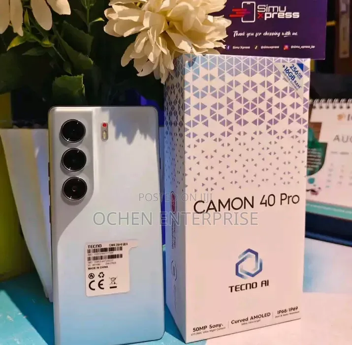 New Tecno Camon 40 Pro 5G 256 GB Blue