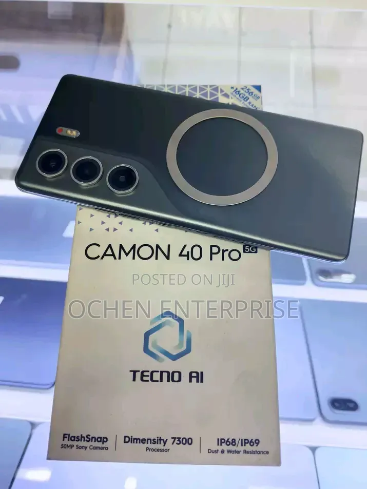 New Tecno Camon 40 Pro 5G 256 GB Gray