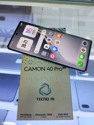 New Tecno Camon 40 Pro 5G 256 GB Gray