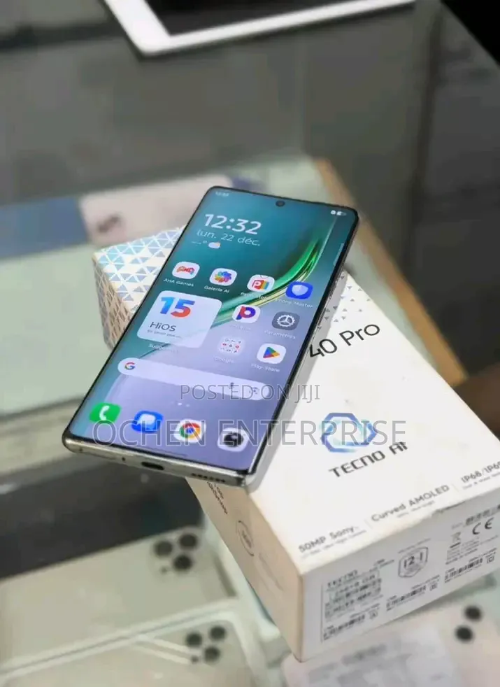 New Tecno Camon 40 Pro 5G 256 GB Black