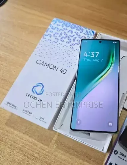 New Tecno Camon 40 Pro 5G 256 GB Black