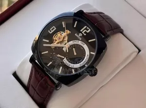 Rvotte Brown Leather Watch for Men
