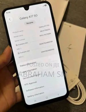 New Samsung Galaxy A17 5G 256 GB Black