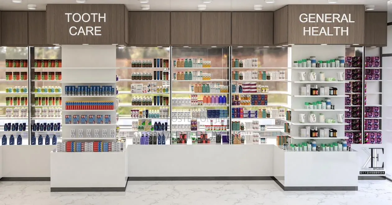 Drug Shop Furniture - Pharmacy Shelves, Display Counter - Custom Made