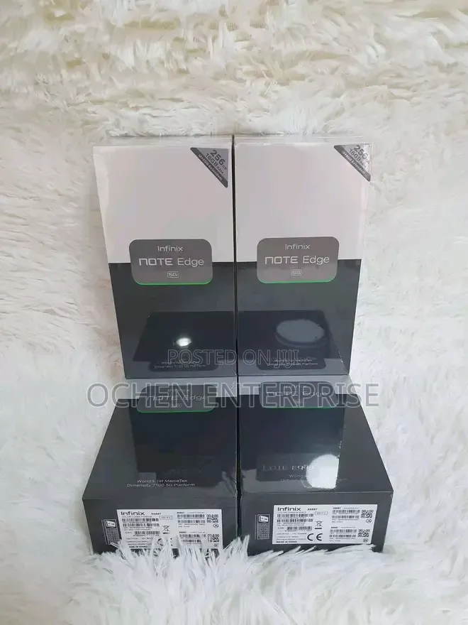 New Infinix Note Edge 256 GB Gray