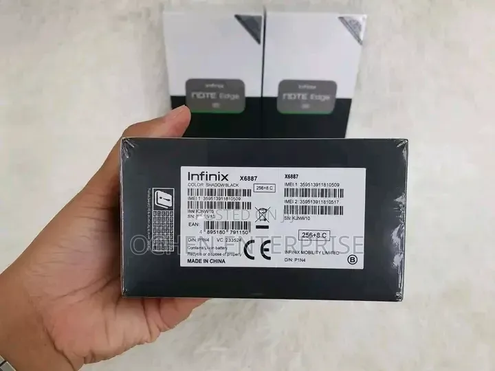 New Infinix Note Edge 256 GB Gray