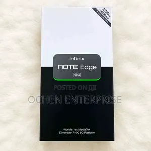 New Infinix Note Edge 256 GB Black