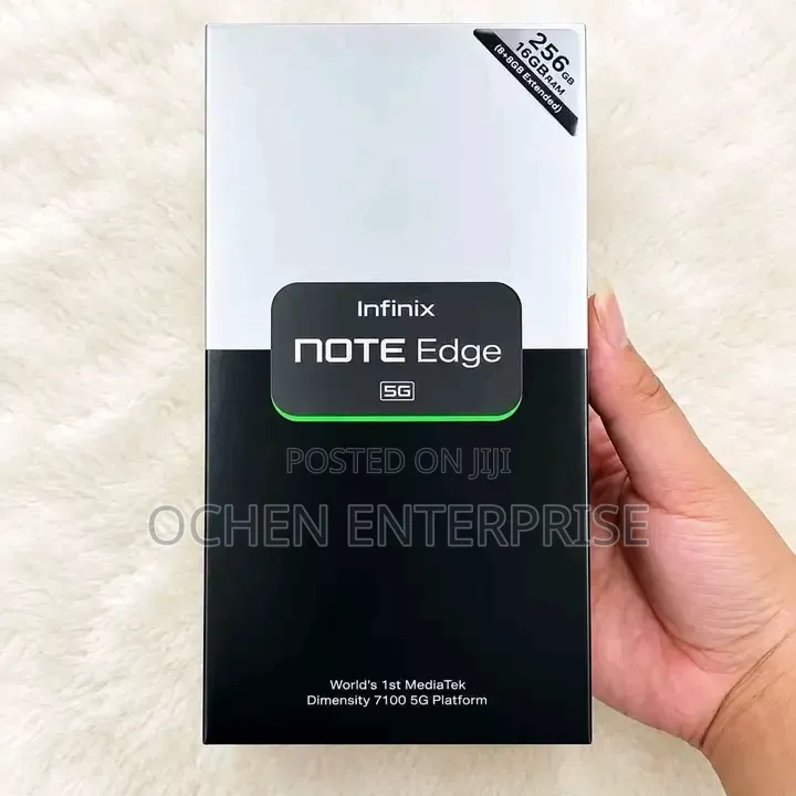 New Infinix Note Edge 256 GB Black