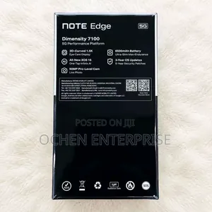 New Infinix Note Edge 256 GB Black