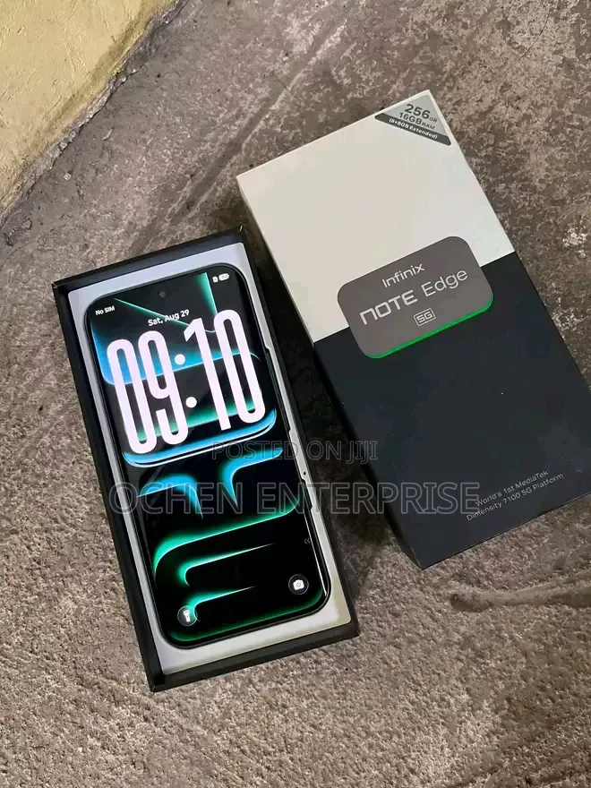 New Infinix Note Edge 256 GB Green