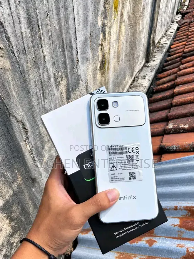New Infinix Note Edge 256 GB White