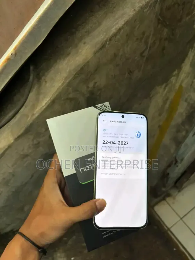 New Infinix Note Edge 256 GB White