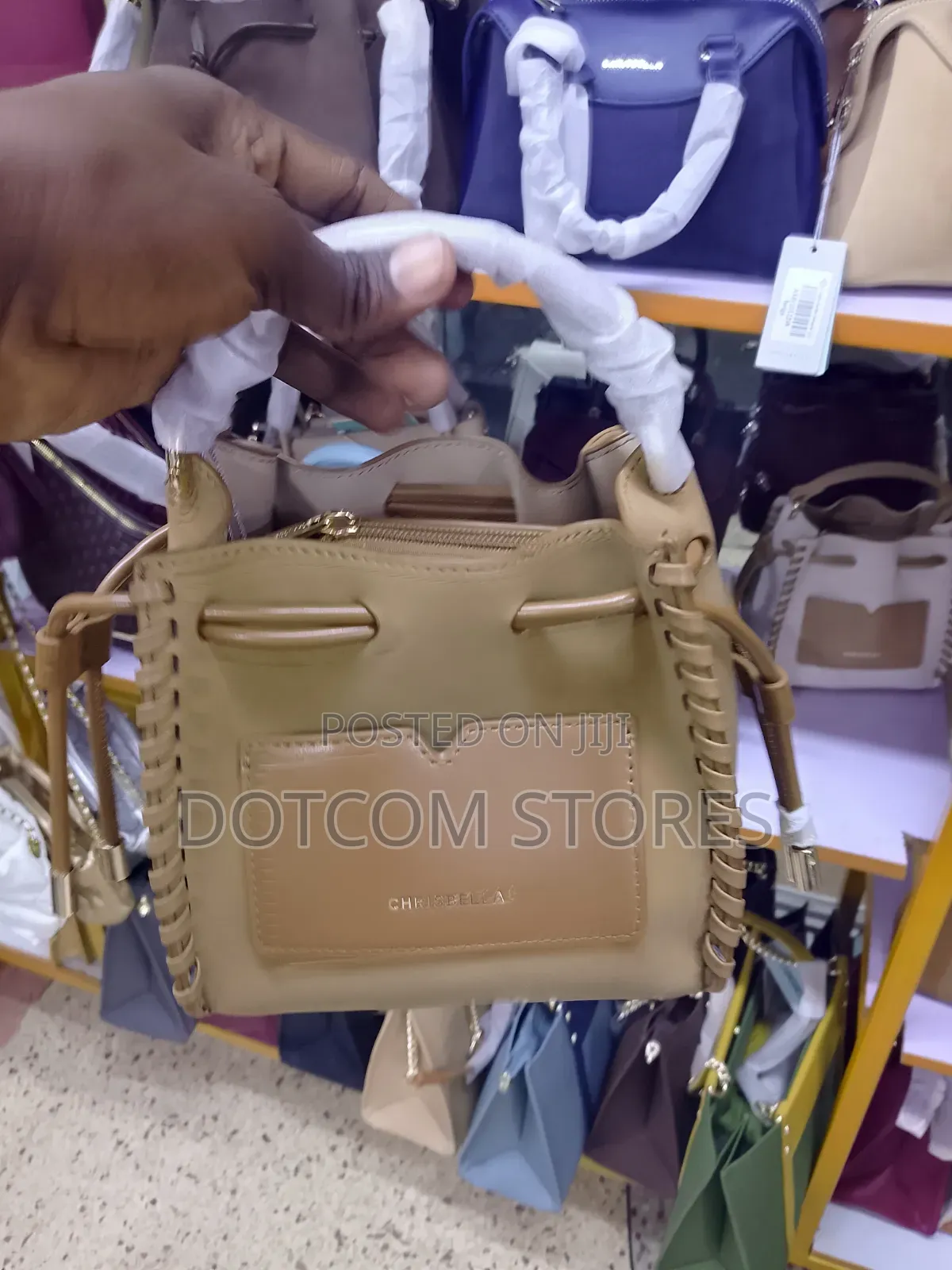 Chrisbella Classic Style Streetwear Bucket String Handbag
