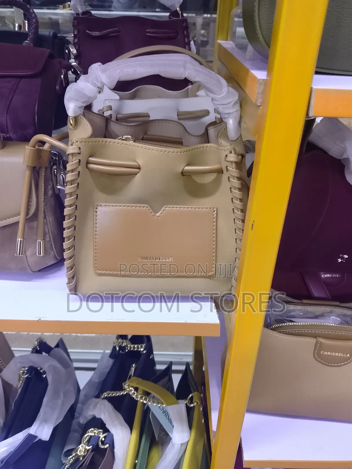 Chrisbella Classic Style Streetwear Bucket String Handbag