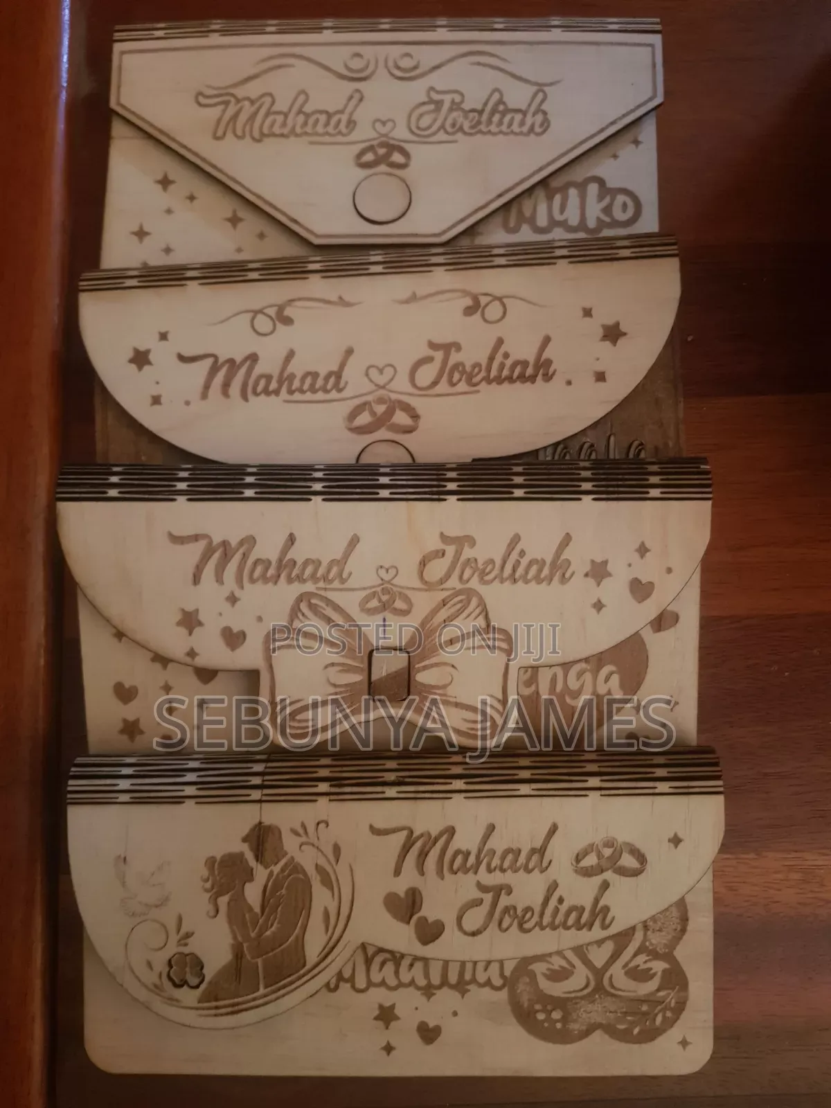 Plywood Cash Gift Envelopes