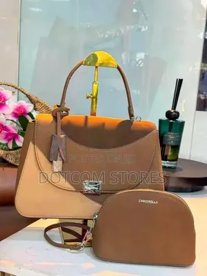 2pc Chrisbella Structured Top-Handle Handbag