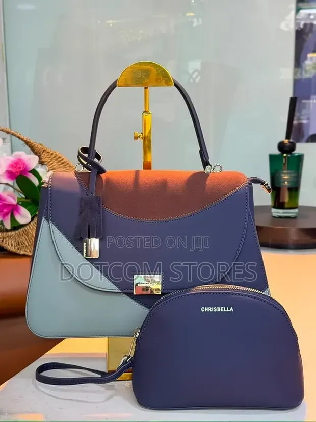 2pc Chrisbella Structured Top-Handle Handbag
