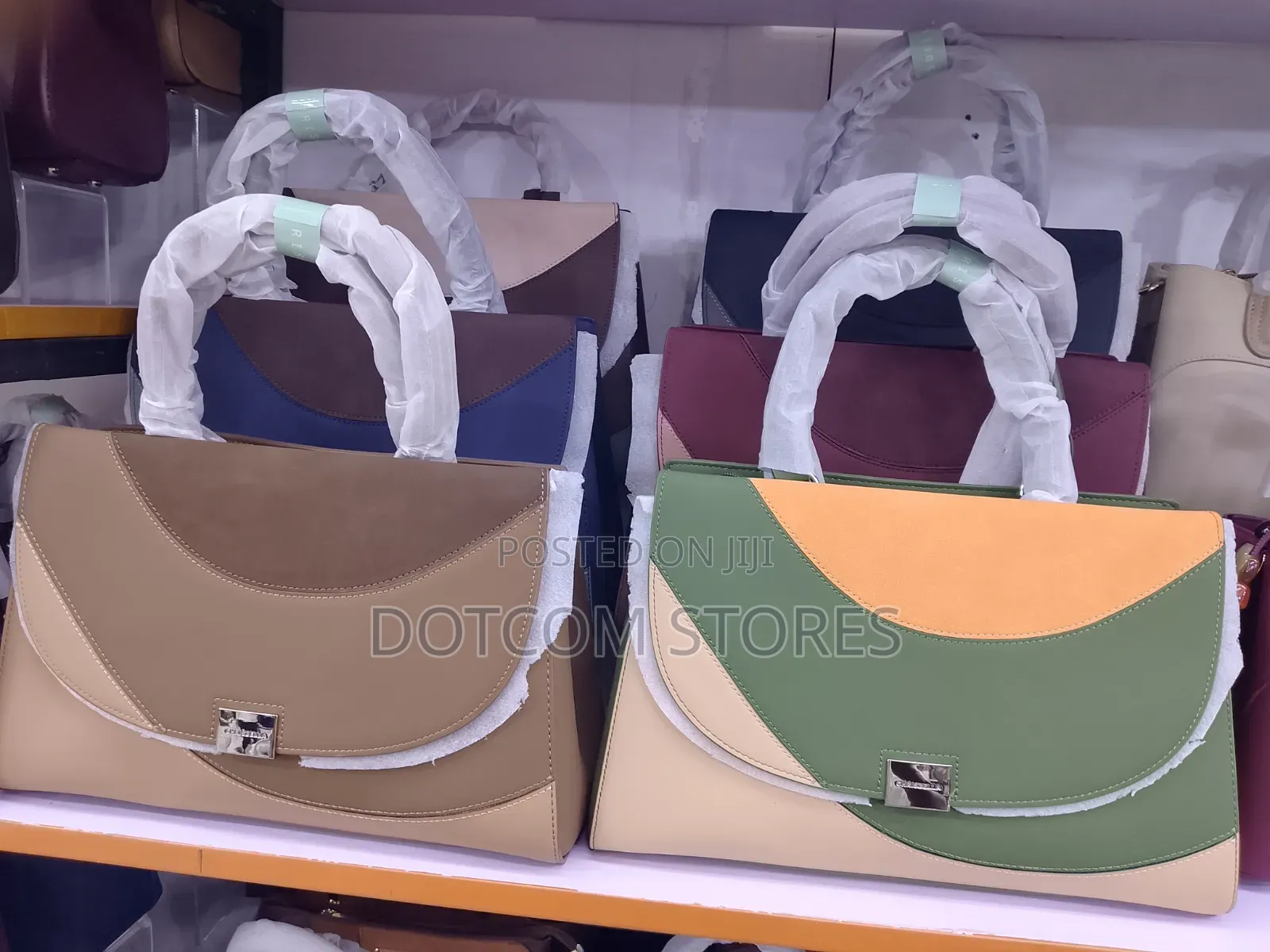 2pc Chrisbella Structured Top-Handle Handbag