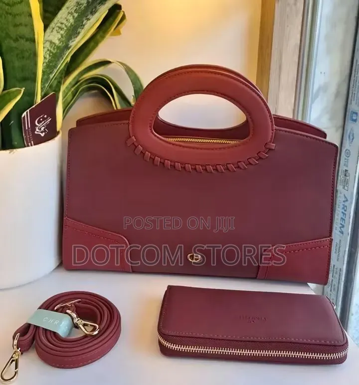 2pc Stylish Two-Tone Chrisbella Handbags