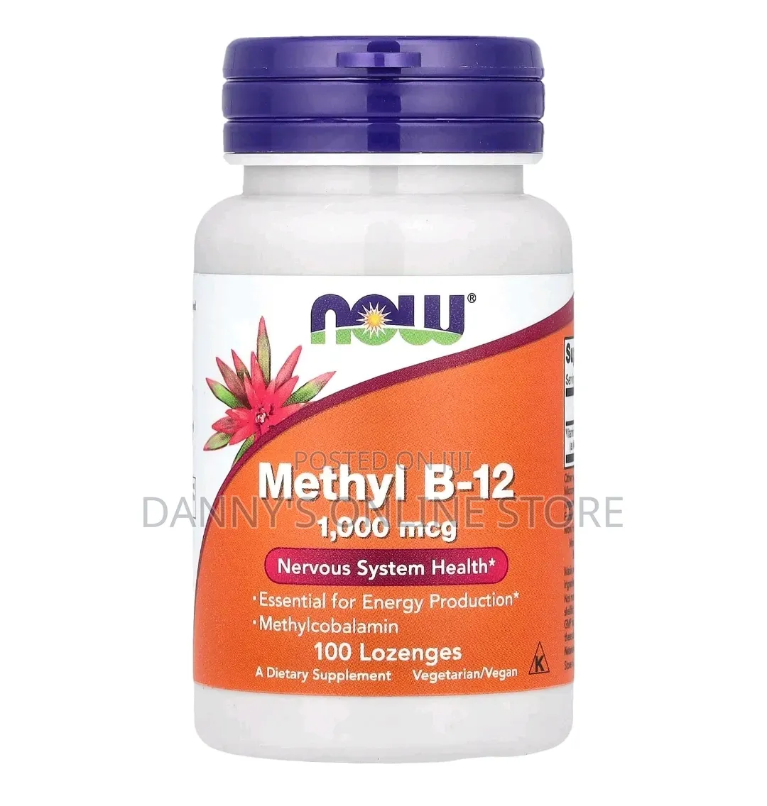 Methyl B12, 1000mcg, 100 Lozenges.