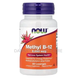 Methyl B12, 5000mcg, 60 Lozenges.