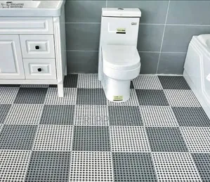 Anti-Slip, Skid Proof Plastic Bathroom Shower Mats ( 6pcs)