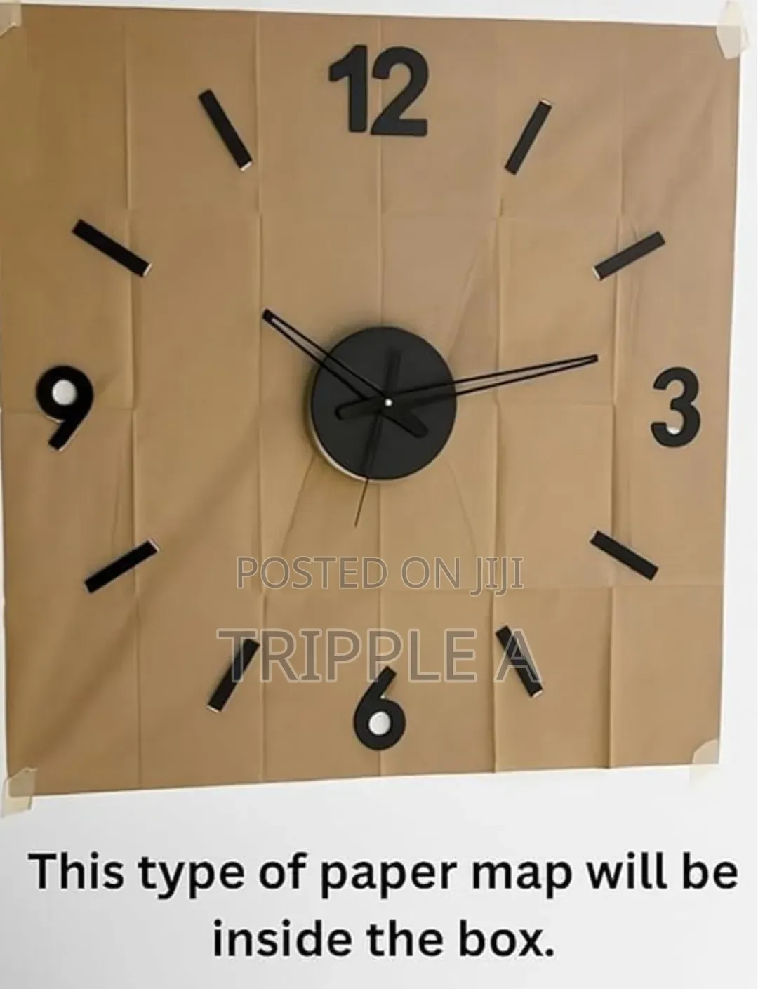 Large DIY Wall Clock Frameless 3D Mirror Wall Clock
