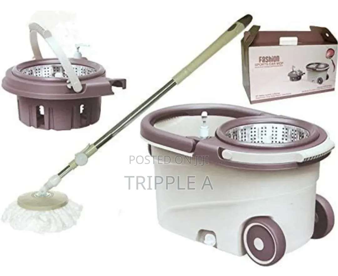 Magic Dry Bucket Mop 360° Self Spin Mop