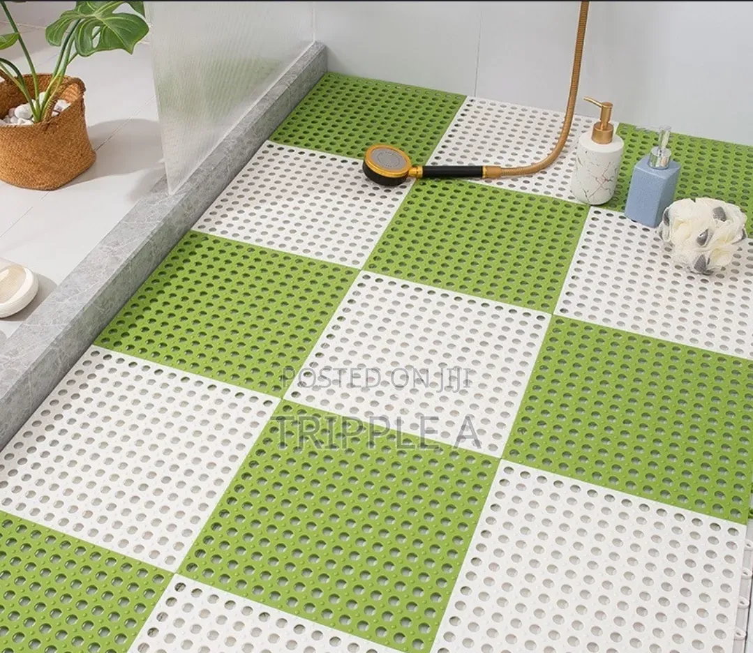 Square Shower Mat Non-Slip Bath Mats ( 6pcs)