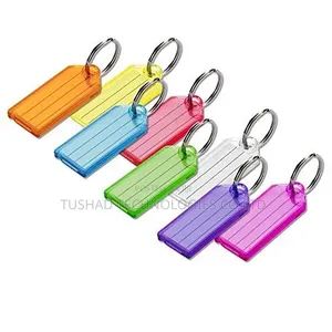Key Chain Tags Colored Customizable. Key Holders, Clear Keychain