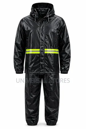 Riding Suit Rain Riding Coat With Reflector and A Trouser - Black,Blue