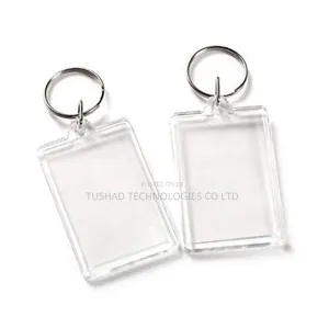 Customizable Keyholders, Plastic Clear Keychain, Key Holder Printing