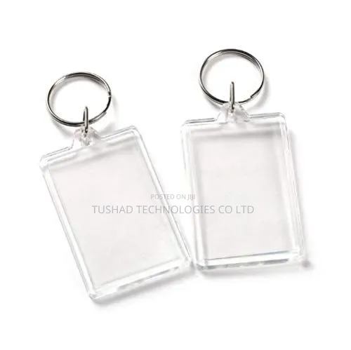 Customizable Keyholders, Plastic Clear Keychain, Key Holder Printing