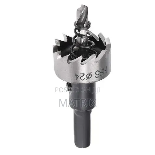 Drill Bit 24mm HSS Hole Saw Cutter for Metal Alloy