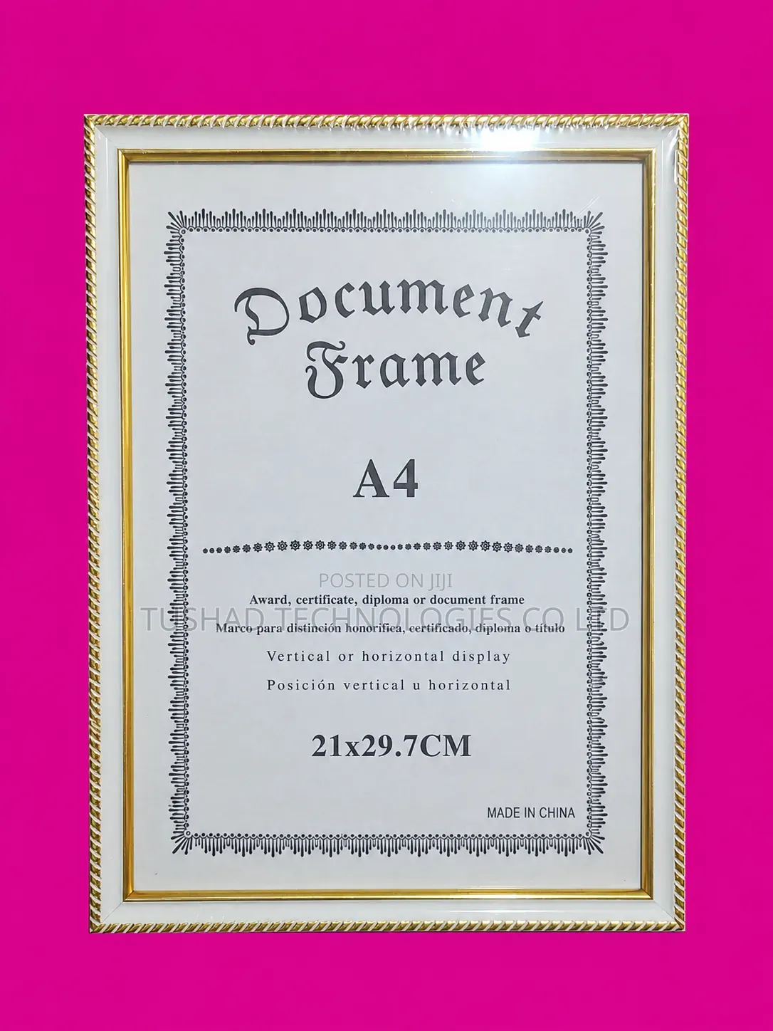 Document Frames Printing, Certificate, Photo Frames Boards A4 A3 A2