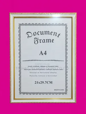 Document Frames Printing, Certificate, Photo Frames Boards A4 A3 A2