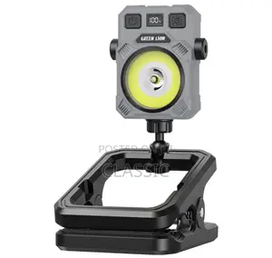 Green Lion Mini Clip Rechargeable Dual-Colour LED Light